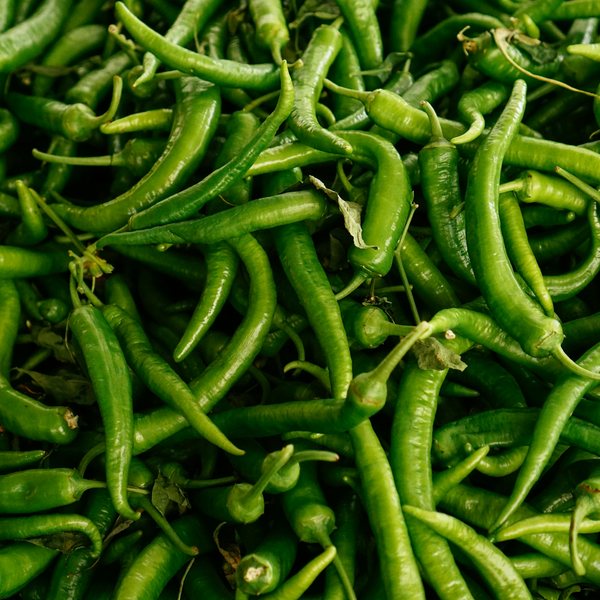 Green chillies